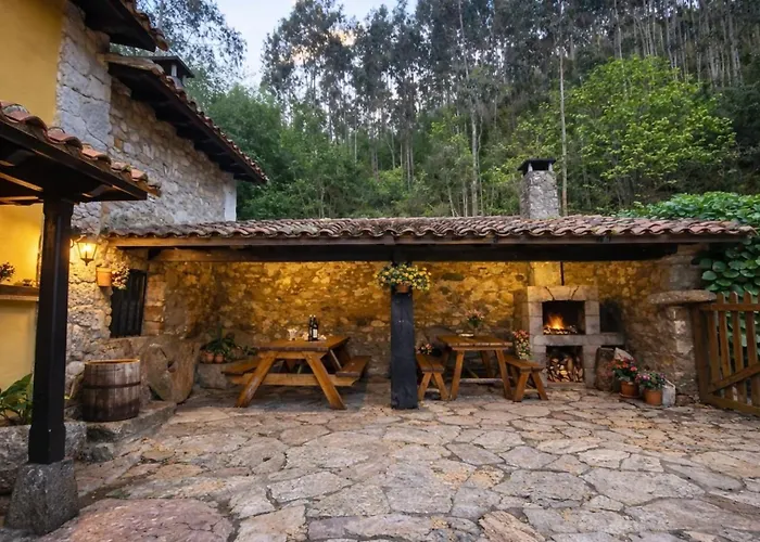 Casa Llanes Jardin Y Barbacoa - Molino De Vallina * Nueva De Llanes